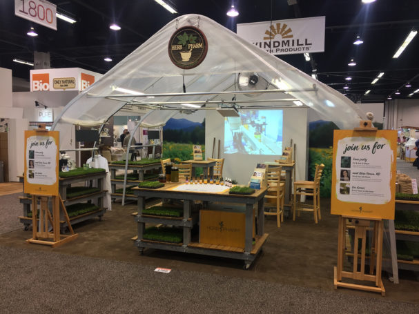 Herb Pharm 2017 Expo West booth